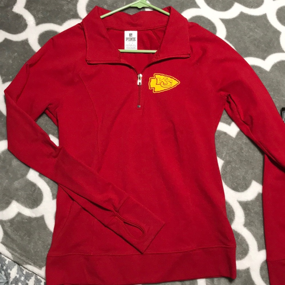 Half zip chiefs pullover